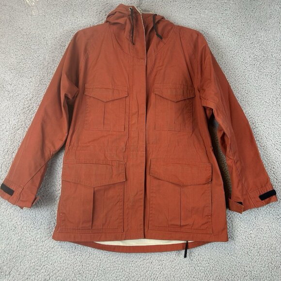 Vintage Frostline Kit Anorak Jacket Men's X-Small Orange Hooded Hiking Full-Zip - Picture 1 of 5